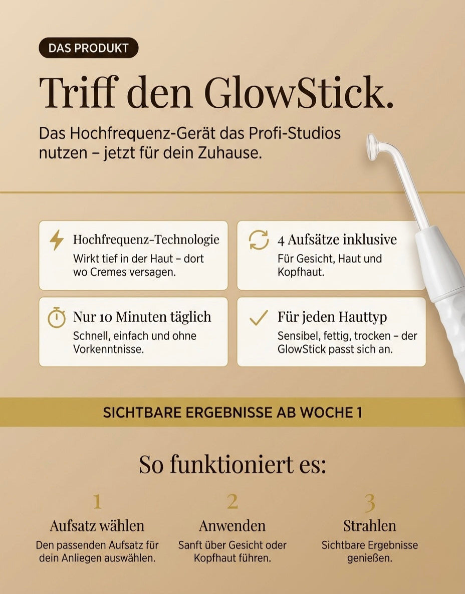 Klare Haut. Straffer. Jünger. LUMÉRA GlowStick 4 in 1